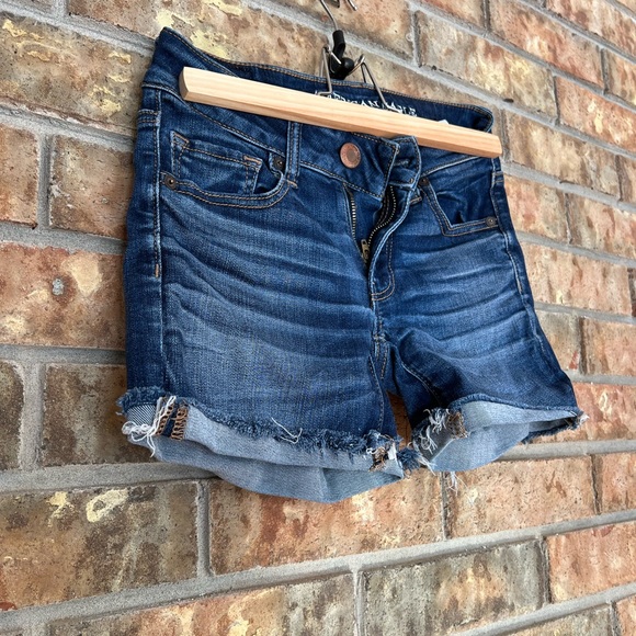 American Eagle Outfitters Blue Jean Shorts - Picture 2 of 11